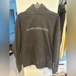 Seethewayisee “I’m pretty cool but I cry a lot” XL Hoodie
